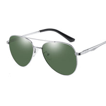 Load image into Gallery viewer, Aviation Metail Frame Quality Oversized Spring Leg Alloy Men Sunglasses Polarized Brand Design Pilot Male Sun Glasses Female