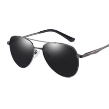 Load image into Gallery viewer, Aviation Metail Frame Quality Oversized Spring Leg Alloy Men Sunglasses Polarized Brand Design Pilot Male Sun Glasses Female