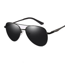Load image into Gallery viewer, Aviation Metail Frame Quality Oversized Spring Leg Alloy Men Sunglasses Polarized Brand Design Pilot Male Sun Glasses Female