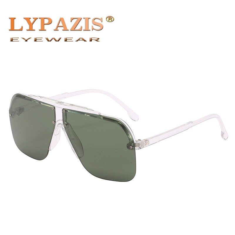 Aviation Oversized Vintage Sunglasses Retro Pilot Yellow Glasses