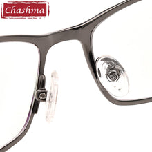 Load image into Gallery viewer, Chashma Brand Sport Stylish Eyewear Men Full Rimmed Titanium Frame TR 90 Flexible Temple Transparent Lenses Light Eye Glasses