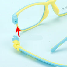 Load image into Gallery viewer, Children&#39;s silicone glasses legs Snap-on color silicone temples pair Multi-color optional Children&#39;s glasses accessories