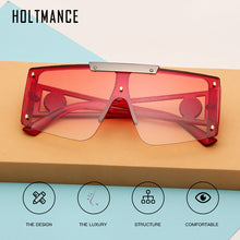 Load image into Gallery viewer, Classic Oversized Pilot Sunglasses Men Band Design Photochromic Eyewear Big Frame Driving Shades Male Sun Glasses UV400