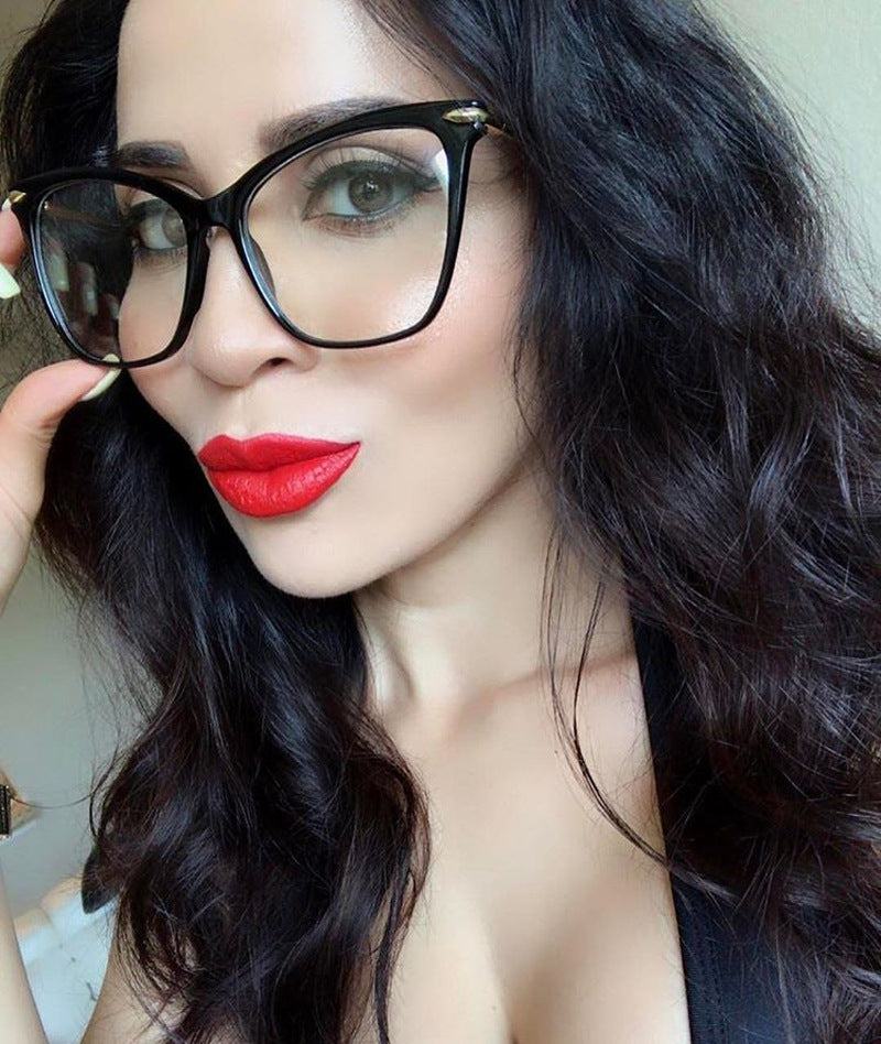 2022 Cat Eye Glasses Clear Frame Women Transparent Myopia Optical Glasses Frame Cat Eyeglasses Frames female Spectacle