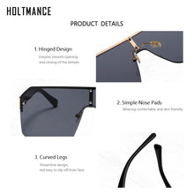 Load image into Gallery viewer, HOLTMANCE Classic Large Frame Sunglasses Female Male Square Photochromic Summer Shade Glasses Driving Eyeweat UV400