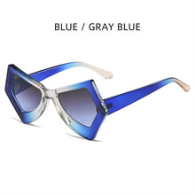 Load image into Gallery viewer, HOLTMANCE Creative Large Frame Butterfly Cat's Eye Sunglasses for Women  Brand Design Female Gradient Contrast Sun Glasses