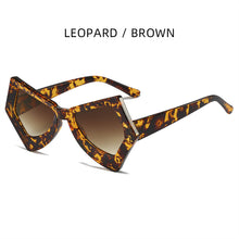 Load image into Gallery viewer, HOLTMANCE Creative Large Frame Butterfly Cat's Eye Sunglasses for Women  Brand Design Female Gradient Contrast Sun Glasses