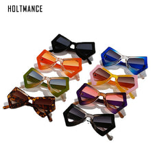 Load image into Gallery viewer, HOLTMANCE Creative Large Frame Butterfly Cat's Eye Sunglasses for Women  Brand Design Female Gradient Contrast Sun Glasses