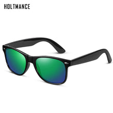 Load image into Gallery viewer, HOLTMANCE DESIGN Men Women Classic Retro Rivet Fishing Driving Sunglasses Lighter Design Square Frame 100% UV Protection