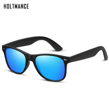 Load image into Gallery viewer, HOLTMANCE DESIGN Men Women Classic Retro Rivet Fishing Driving Sunglasses Lighter Design Square Frame 100% UV Protection