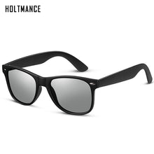 Load image into Gallery viewer, HOLTMANCE DESIGN Men Women Classic Retro Rivet Fishing Driving Sunglasses Lighter Design Square Frame 100% UV Protection