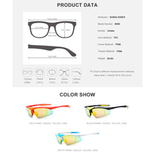 Load image into Gallery viewer, HONILLESI TR90 Polarized Sports Men Sunglasses Sun Glasses Women Driving Fishing Outdoor Myopia Prescription Goggles 5 Lens 8006
