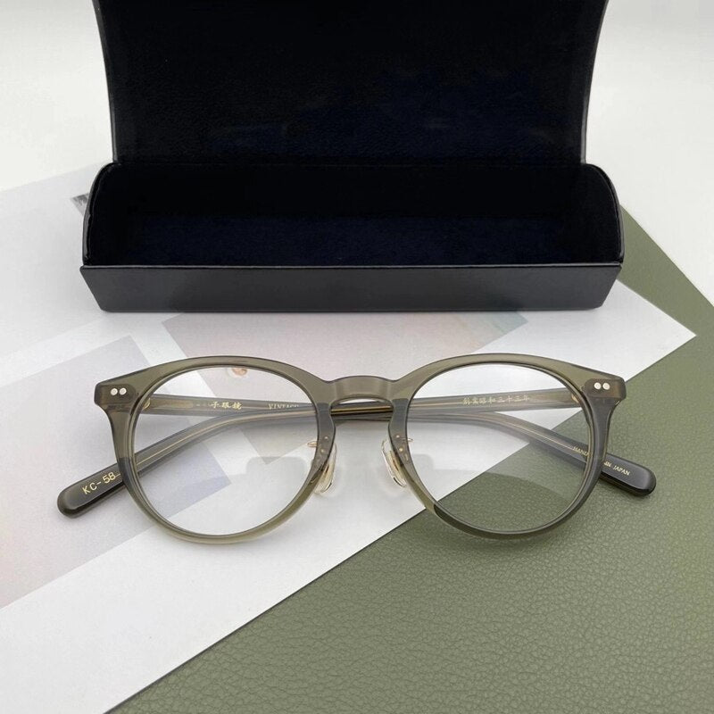 Handmade Glasses Frame Prescription Glasses Women Myopia Eyeglasses F