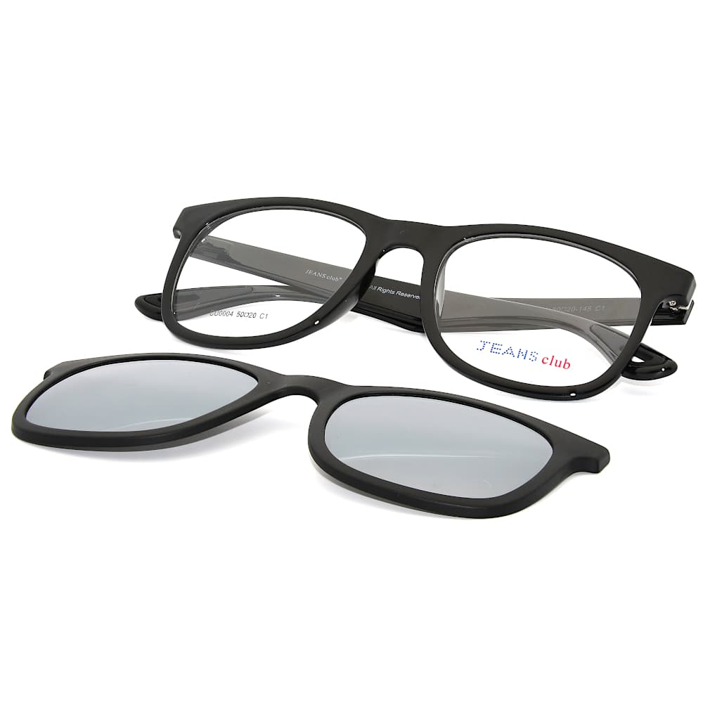 JEANS CLUB Full Frame ULTEM Men Women Eyeglasses Frames Toad Style Optical Glasses With Polarized Legs Driving Goggles Eyewear