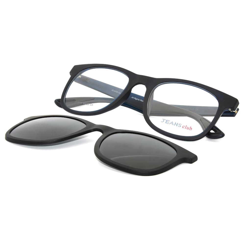JEANS CLUB Full Frame ULTEM Men Women Eyeglasses Frames Toad Style Optical Glasses With Polarized Legs Driving Goggles Eyewear