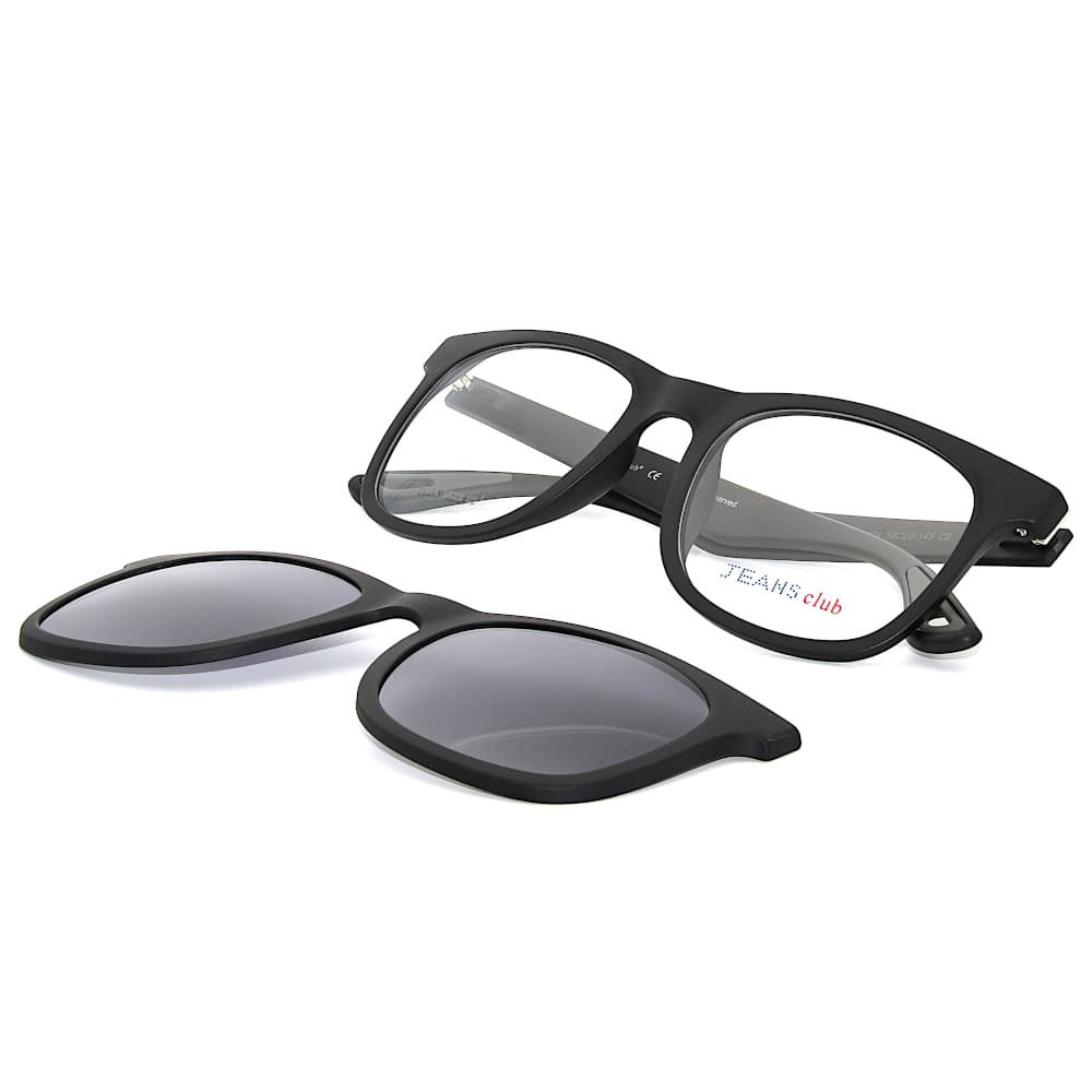 JEANS CLUB Full Frame ULTEM Men Women Eyeglasses Frames Toad Style Optical Glasses With Polarized Legs Driving Goggles Eyewear