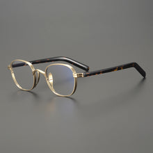 Load image into Gallery viewer, Japanese Hand-Made Vintage Titanium Glasses Frame Retro Small Square Men Women Optical Myopia Eyeglasses Prescription Spectacles