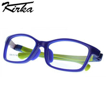 Carica l'immagine nel visualizzatore di Gallery, Kirka Gray Eyeglasses Frames Children Glasses TR90 Flexible Myopia Optical Frame Kid Boys and Girls Sports Eyewear Kids Glasses