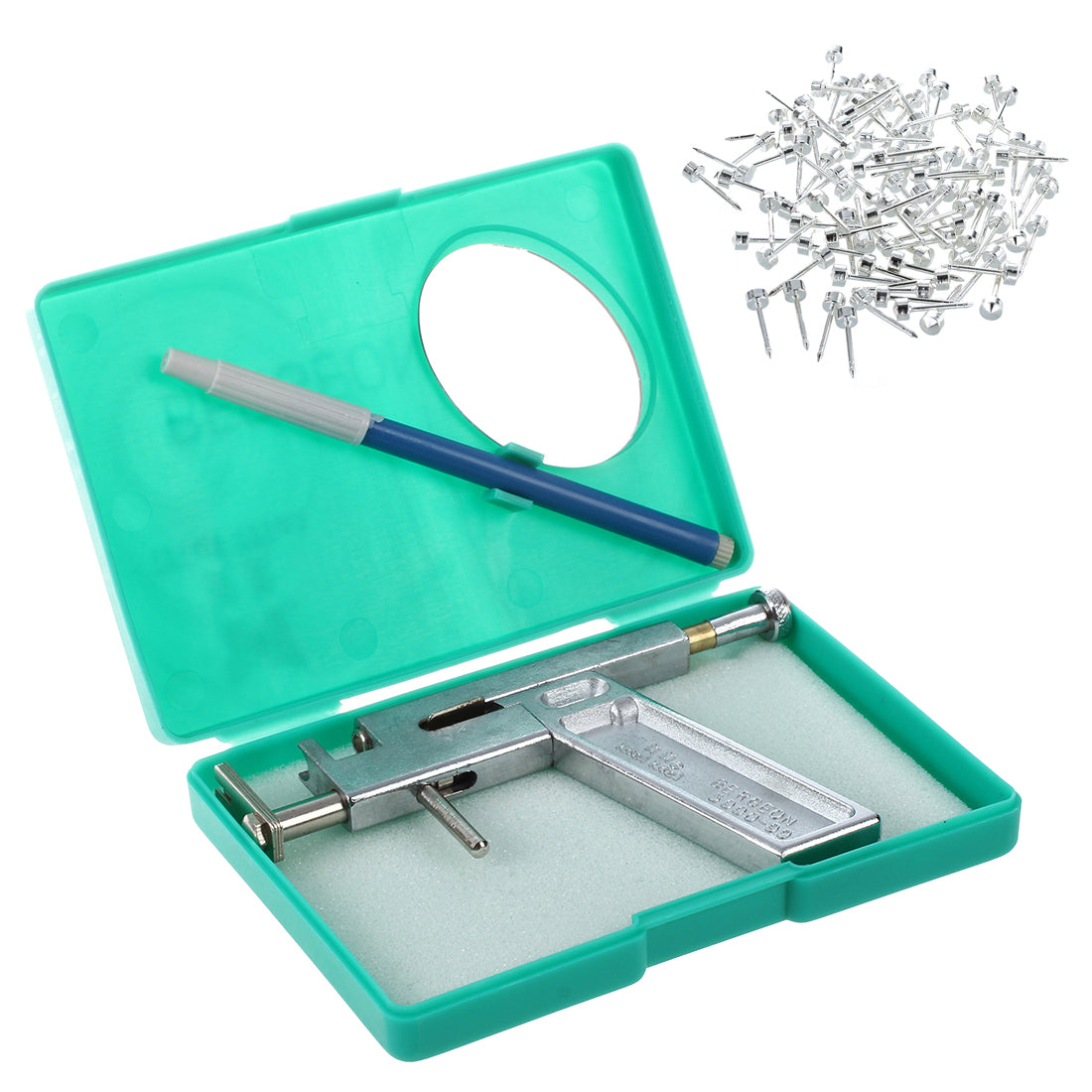Metal Piercing To Kit Set Piercing Pierce Gun with 49 Pair Studs