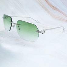 Load image into Gallery viewer, Metal Sunglasses Mens Carter Designer Sun Glasses Women Driving Shades Summer Cool Decoration Protect Rimless Sunglass