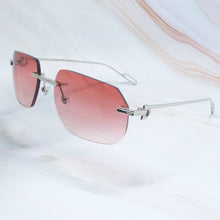 Load image into Gallery viewer, Metal Sunglasses Mens Carter Designer Sun Glasses Women Driving Shades Summer Cool Decoration Protect Rimless Sunglass