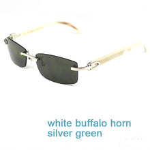 Load image into Gallery viewer, Nature Buffs Horn Sunglasses Men  Trend  Rectangle Women Sun Glasses Beach Driving Shade Luxury Carter Sunglass