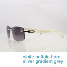 Load image into Gallery viewer, Nature Buffs Horn Sunglasses Men  Trend  Rectangle Women Sun Glasses Beach Driving Shade Luxury Carter Sunglass