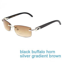 Load image into Gallery viewer, Nature Buffs Horn Sunglasses Men  Trend  Rectangle Women Sun Glasses Beach Driving Shade Luxury Carter Sunglass