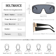Load image into Gallery viewer, Oversized One Piece Frame Sunglasses Women Brand Design Photochromic Sun Glasses Ladies Oculos De Sol UV400