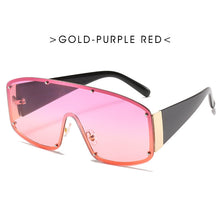 Load image into Gallery viewer, Oversized One Piece Frame Sunglasses Women Brand Design Photochromic Sun Glasses Ladies Oculos De Sol UV400