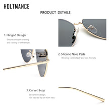 Load image into Gallery viewer, Pilot Sunglasses Metal Frame Women Men Stylish Brand Designer Sun Glasses Flat Lens Mirror Aviation Eyewear UV400