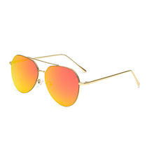 Load image into Gallery viewer, Pilot Sunglasses Metal Frame Women Men Stylish Brand Designer Sun Glasses Flat Lens Mirror Aviation Eyewear UV400