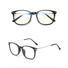 Load image into Gallery viewer, TR90 Anti Blue Light Spectacle Frames Men's Computer Sports Goggles Ladies Lightweight Flexible Myopia Eyewears Metal Legs