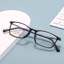 Load image into Gallery viewer, OEYEYEO The Plastic Steel Square Rim Spectacle Frames Men's Business Casual Myopia Eyeglasses Sports Comfortable Eyewears