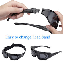 Load image into Gallery viewer, Outdoor Prescription Sunglasses Sports Google For Motocycle Polarized Frame Changable UV Protection Windproof Glasses