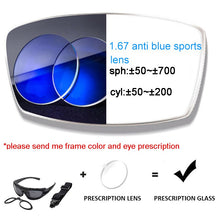 Load image into Gallery viewer, Outdoor Prescription Sunglasses Sports Google For Motocycle Polarized Frame Changable UV Protection Windproof Glasses