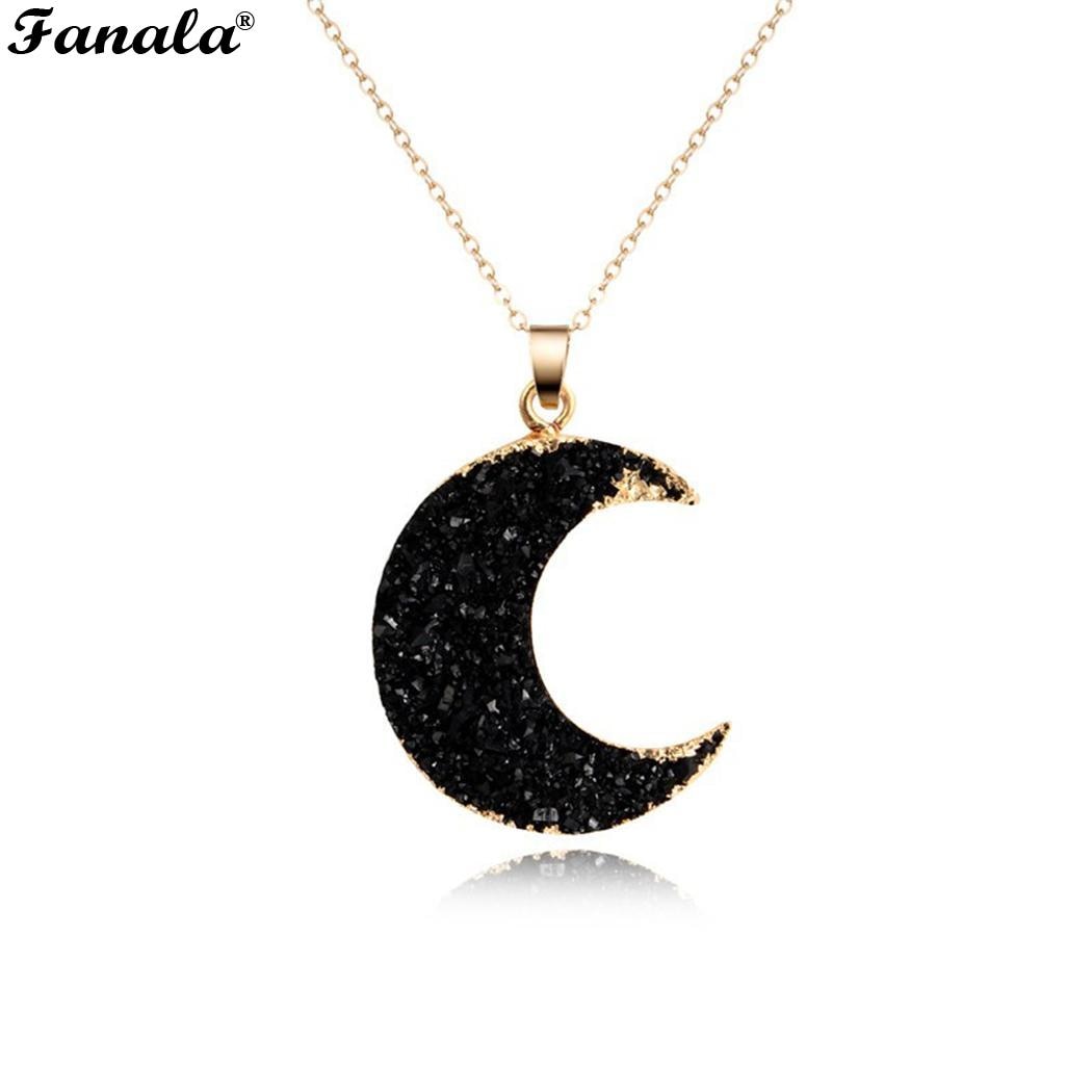 Pendant Moon Necklace Necklace Jewelry Alloy Necklace Chain Women Fashion