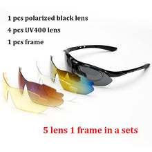 Load image into Gallery viewer, Polarized Goggle Sunglasses Men Women 5 In 1 Outdoor Sport Glasses Optical Prescription Eyewear Frames Eyeglass