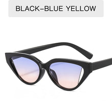 Load image into Gallery viewer, Retro Cat Eye Small Frame Sunglasses Personality Ocean Film Hip Hop Shade Glasses Women Mirror UV400 Gafas De Sol Mujer