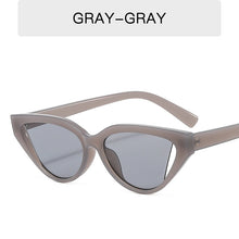 Load image into Gallery viewer, Retro Cat Eye Small Frame Sunglasses Personality Ocean Film Hip Hop Shade Glasses Women Mirror UV400 Gafas De Sol Mujer