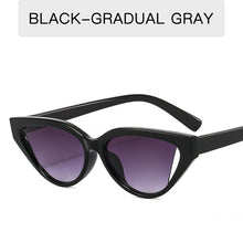 Load image into Gallery viewer, Retro Cat Eye Small Frame Sunglasses Personality Ocean Film Hip Hop Shade Glasses Women Mirror UV400 Gafas De Sol Mujer