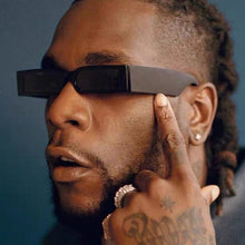 Load image into Gallery viewer, Samjune Trend Funny Sunglasses Narrow Frame Wide Leg Eyeglasses Cyberpunk Small Frame Square Sun Glasses Vintage Eyewear