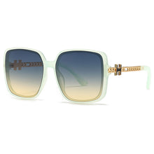 Load image into Gallery viewer, Simple Big Frame Square Sunglasses Women Retro Photochromic Mirror Sun Glasses Ladies Brand Design Chain Eyewear UV400