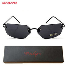 Load image into Gallery viewer, Smith style Vintage Sun Rilmless glasses Matrix Morpheus Sunglasses Movie Sun Glasses Oculos De Sol Feminino UV Protection