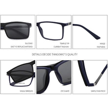 Load image into Gallery viewer, TANGOWO Designer Vintage Optical Sunglasses Men Women  Eyeglass Clip on Brand Frame Myopia Prescription glasses Multifunction