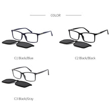 Load image into Gallery viewer, TANGOWO Designer Vintage Optical Sunglasses Men Women  Eyeglass Clip on Brand Frame Myopia Prescription glasses Multifunction