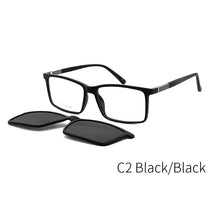 Load image into Gallery viewer, TANGOWO Designer Vintage Optical Sunglasses Men Women  Eyeglass Clip on Brand Frame Myopia Prescription glasses Multifunction