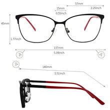 Load image into Gallery viewer, TANGOWO Magnetic Clip on Sunglasses Man Woman Metal Optical Glasses Frame UV400   Retro Myopia Prescription Glasses 2023