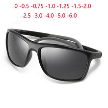 Load image into Gallery viewer, TR90 Silicone Leg Sports Colorful Myopia Sunglasses Men Polarized Goggles Nearsighted Spectacles Prescription 0 -0.5 -0.75 To -6