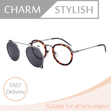 Load image into Gallery viewer, Thom Brand Prescription Round Optical Glasses Frames TB710 With Polarized Clip For Men Women Eyeglasses Original Logo Eyewear